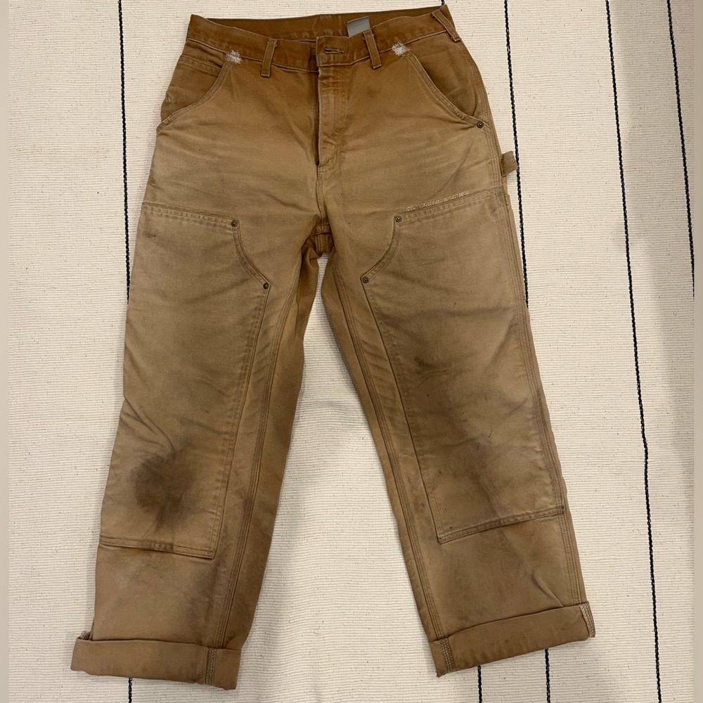 Sun Faded Original Firm Duck Carhartt Double fronts - Tan